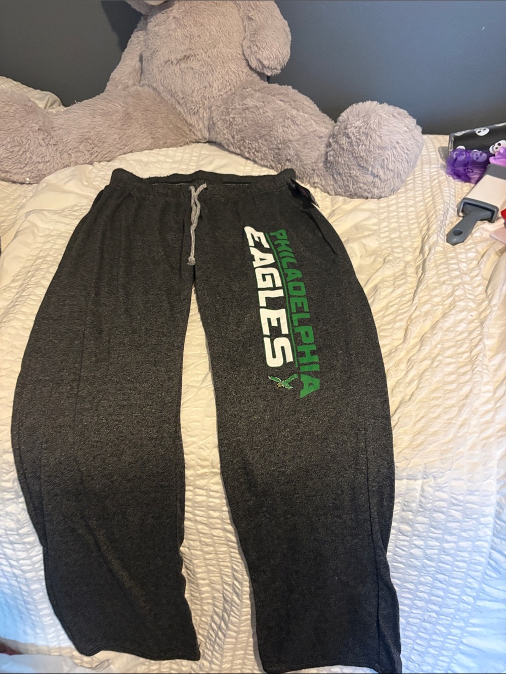 Philadelphia Eagles Kids Gray Graphic Sweatpants